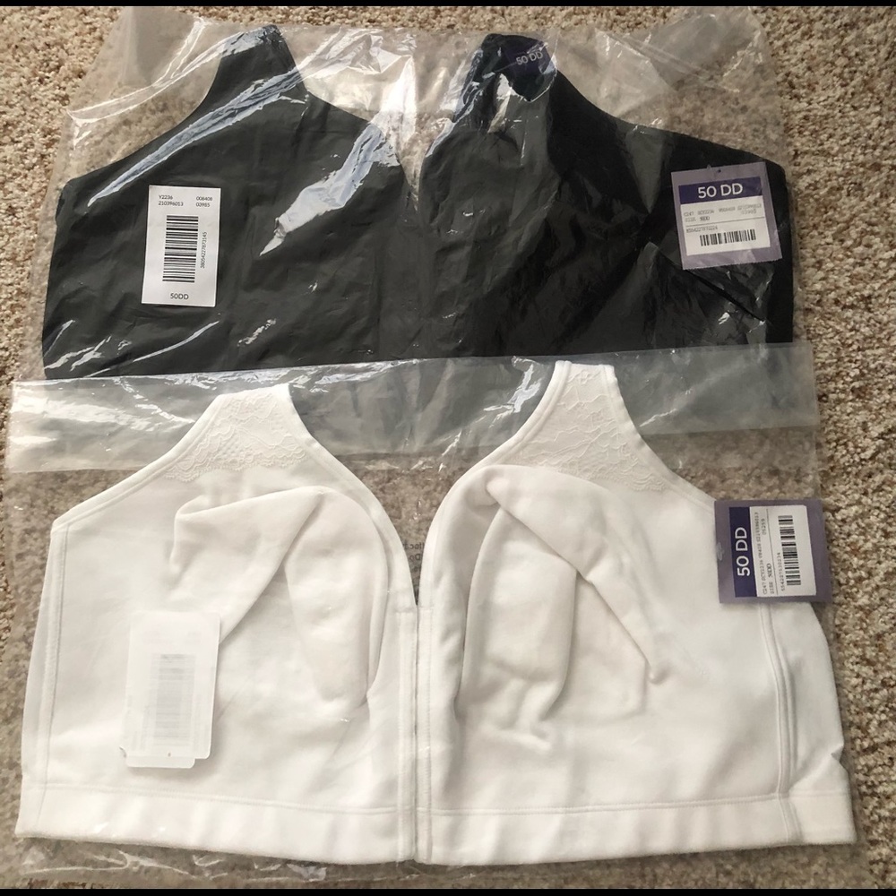 Catherine’s 50DD cotton bras, NWT, 2 pieces